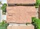 A straight down view of a roof showing it's architecture in a neighborhood with manicured landscaping at 119 E Camellia Way, San Tan Valley, AZ 85140