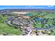 Community aerial view of the golf course and surrounding desert at 119 E Camellia Way, San Tan Valley, AZ 85140