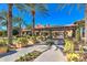 Attractive walkway with decorative garden planters and desert landscaping at 119 E Camellia Way, San Tan Valley, AZ 85140