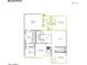 Second floor plan featuring primary suite, laundry room, three bedrooms, two baths and a loft at 1343 E Plum St, Gilbert, AZ 85298