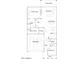 Floor plan featuring 2 bedrooms, 2 bathrooms, 2-bay garage, kitchen, laundry, den, great room, dining room and covered patio at 17387 W Whispering Wind Rd, Surprise, AZ 85387
