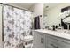 Well-lit bathroom featuring modern fixtures and decor at 4530 E Decatur St, Mesa, AZ 85205