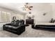 Open bedroom layout complete with a home theater at 4530 E Decatur St, Mesa, AZ 85205