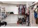 Spacious walk-in closet with ample storage and organization at 4530 E Decatur St, Mesa, AZ 85205