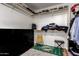Walk-in closet features shelving and rod storage, with carpeted flooring and ample space at 4530 E Decatur St, Mesa, AZ 85205