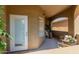 Exterior view of the patio area, complemented by stylish outdoor furnishings at 5401 E Van Buren St # 1088, Phoenix, AZ 85008