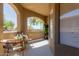 Relaxing patio with comfortable seating, perfect for enjoying the outdoors in style at 5401 E Van Buren St # 1088, Phoenix, AZ 85008