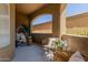 Welcoming patio featuring comfortable seating, ideal for enjoying outdoor relaxation at 5401 E Van Buren St # 1088, Phoenix, AZ 85008