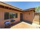 Cozy patio with brick pavers, a grill, and a fenced area, offering a private outdoor space at 6008 W Augusta Ave, Glendale, AZ 85301