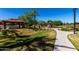 Community park with walking path, playground, gazebo, picnic area, green grass and mature trees at 820 E Constance Way, Phoenix, AZ 85042