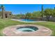 Beautiful backyard featuring a swimming pool and a separate hot tub at 8306 E Buckskin Trl, Scottsdale, AZ 85255