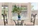 Cozy breakfast nook with a round table, decorative chairs, and natural light at 1330 W Butler Dr, Chandler, AZ 85224