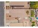 Overhead view of a single-story home featuring a low-maintenance yard and tile roof at 16264 W Pioneer St, Goodyear, AZ 85338