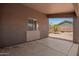 Covered patio space providing a comfortable outdoor living area with view of backyard at 16264 W Pioneer St, Goodyear, AZ 85338