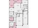 Spacious floor plan featuring four bedrooms, three bathrooms, a large great room, and a two-car garage at 17832 W San Miguel Ave, Litchfield Park, AZ 85340