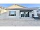 A view of the covered patio and backyard of a modern single-Gathering home at 20952 E Via Del Sol --, Queen Creek, AZ 85142