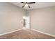 Bedroom with an open closet for additional storage at 4001 E Apollo Rd, Phoenix, AZ 85042