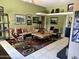 Comfortable living room featuring a ceiling fan and neutral furniture at 4856 E Cheryl Dr, Paradise Valley, AZ 85253