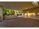 Covered patio features brick pavers at 4856 E Cheryl Dr, Paradise Valley, AZ 85253