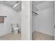 Functional and clean bathroom layout with a toilet and closet space for added convenience at 6233 E Pinchot Ave, Scottsdale, AZ 85251