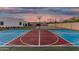 Basketball and volleyball court is perfect for staying active in this beautiful backyard at 6401 E Larkspur Dr, Scottsdale, AZ 85254