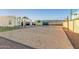 Spacious backyard with sand volleyball court offers a recreational space for outdoor enjoyment at 6401 E Larkspur Dr, Scottsdale, AZ 85254