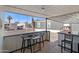Outdoor patio featuring modern furniture and a view of the community and surrounding area at 701 S Dobson Rd # 438, Mesa, AZ 85202