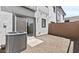 Private gravel backyard patio with sliding glass door at 7448 S 75Th Ln, Laveen, AZ 85339