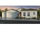 Charming single-story home featuring a two-car garage, neutral stucco, and desert landscaping at 7632 W Remuda Dr, Peoria, AZ 85383