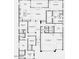 Detailed floor plan showcases spacious layout with multiple bedrooms, living spaces, and garage at 7632 W Remuda Dr, Peoria, AZ 85383