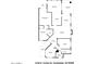 Floor plan showcasing the layout of the home, including bedrooms, kitchen, and living areas at 8120 E Cortez Dr, Scottsdale, AZ 85260