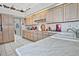 Bright kitchen with light wood cabinets, white countertops, and tiled floors at 8120 E Cortez Dr, Scottsdale, AZ 85260