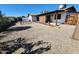 Gravel backyard featuring a patio area perfect for outdoor enjoyment and gatherings at 11216 N 52Nd Ave, Glendale, AZ 85304