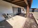 Covered patio with neutral tones, perfect for outdoor living and entertaining at 11216 N 52Nd Ave, Glendale, AZ 85304