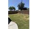 Large backyard with green lawn and perimeter wall at 12586 W Amelia Ave, Avondale, AZ 85392