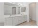 Bright bathroom with double sinks, spacious vanity, and tile flooring at 1371 W Gary Dr, Chandler, AZ 85224