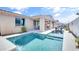 Inviting pool area with patio seating, perfect for outdoor relaxation and entertaining at 22515 E Sonoqui Blvd, Queen Creek, AZ 85142