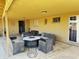 Outdoor covered patio area with comfortable seating, perfect for entertaining or relaxing at 2726 W Butler Dr, Phoenix, AZ 85051