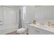 Clean bathroom showcases a shower, vanity, and modern fixtures at 320 E Mckellips Rd # 46, Mesa, AZ 85201