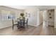Charming dining area showcases a table setting and connects seamlessly to the kitchen at 320 E Mckellips Rd # 46, Mesa, AZ 85201