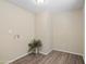 Empty room offers a dedicated laundry area with essential hookups at 320 E Mckellips Rd # 46, Mesa, AZ 85201