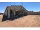 Construction on home backyard and patio at 47706 W Kenner Dr, Maricopa, AZ 85139