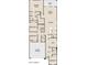 Spacious home floor plan with four bedrooms, open living spaces, den, a laundry room, and a two-car garage at 47706 W Kenner Dr, Maricopa, AZ 85139