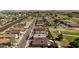 Community aerial view, showcasing the home's backyard pool and convenient street access at 8668 N 107Th Dr, Peoria, AZ 85345
