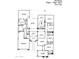 Detailed floor plan showcasing the layout of the home with room dimensions and features at 23090 S 201St St, Queen Creek, AZ 85142