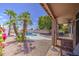 Expansive backyard featuring desert landscaping and a pool at 14039 S 33Rd Way, Phoenix, AZ 85044