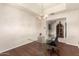 Bright dining room showcasing hardwood floors, soft lighting, and a modern glass table at 15630 N 20Th St, Phoenix, AZ 85022