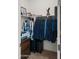 Organized closet with clothing racks and storage options at 17850 E Bronco Ct, Queen Creek, AZ 85142