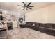Bright and airy living space with open layout and tile flooring at 3016 W White Canyon Rd, San Tan Valley, AZ 85144