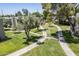 Aerial view of community grounds with lush landscaping and walking paths at 4201 E Camelback Rd # 74, Phoenix, AZ 85018